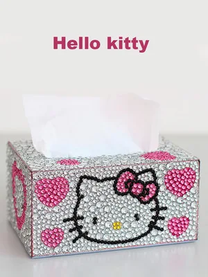 Ручная работа diy шкатулка kt cat красивая коробка для хранения кристалл алмаз мультфильм 5D DIY Алмазная Живопись Вышивка крестом