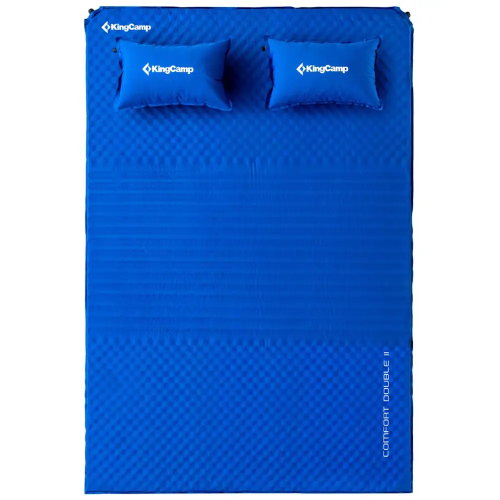 KingCamp двойной туристический коврик комфортный матрас Самонадувающийся