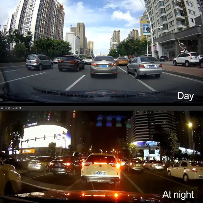 Автомобильный видеорегистратор с Wi Fi камера поворотом на 360 градусов авто