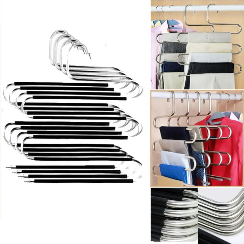 1 шт. 5 уровневая сушилка из нержавеющей стали Многофункциональная вешалка для