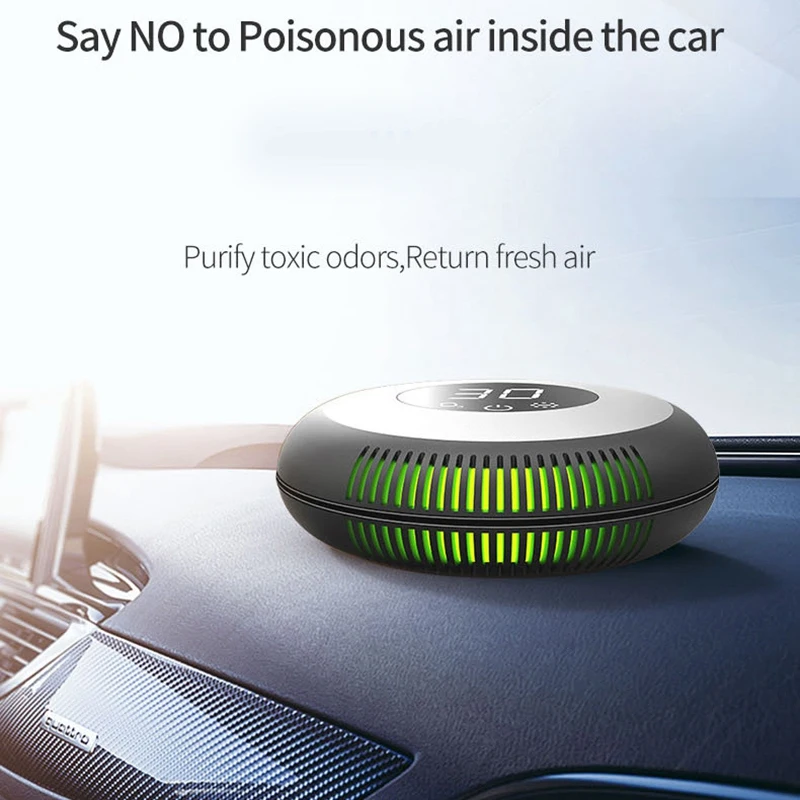 Car Ionizer Air Purifier Freshener PM2.5 Dust Smoke Cleaner for Home/Car/Office/Taxi |