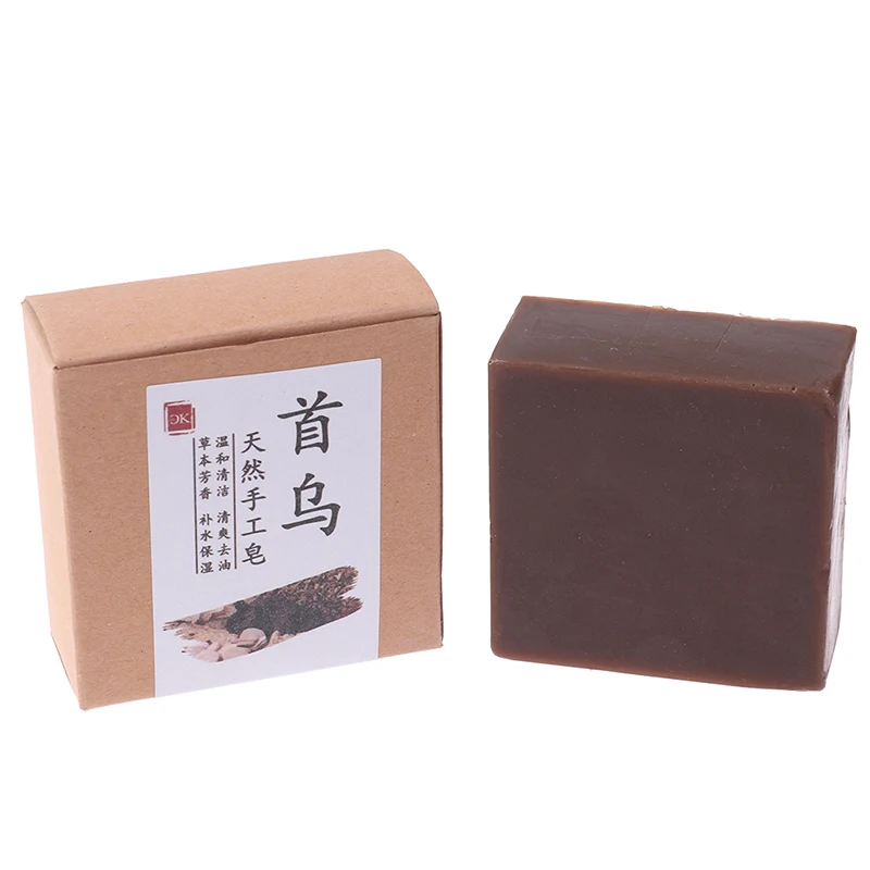 

New Polygonum Essence Hair Darkening Shampoo Bar Soap Natural Organic