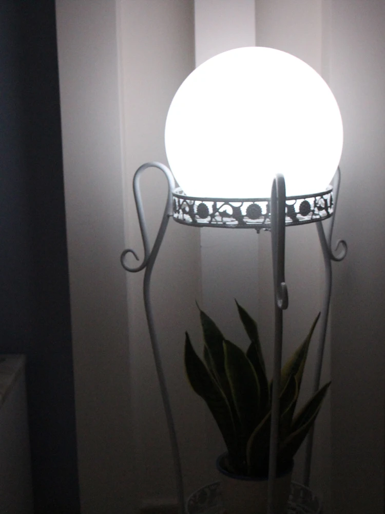 Мебельные Светодиодные шарики 15 см ночное освещение уличный круглый шар для