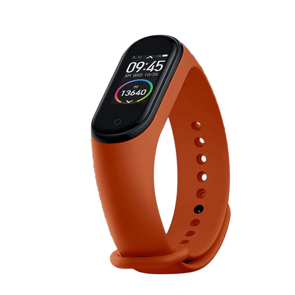 Orange Original Xiaomi Mi Band 4 Smart Miband 3 Color Screen Bracelet Heart Rate Fitness Tracker Bluetooth5.0 Waterproof Band4 drop shi - Цвет: Orange