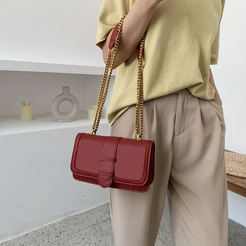 

For Women 2021 Brand Shoulder Bag Stylish Crossbody Bags Designer PU Leather Handbags New Mini Ladies Pures Female Messenger Bag