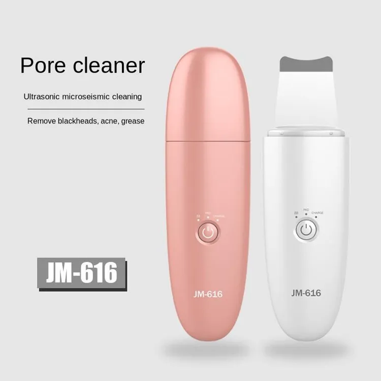 New Ultrasonic Face Skin Scrubber Rechargeable Powered Facial Cleansing Device Peeling Vibration Blackhead Pore Cleaner Spa | Красота и
