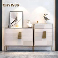 italian minimalist five drawer cabinet combination modern large villa living room light luxury style storage cabinet furniture