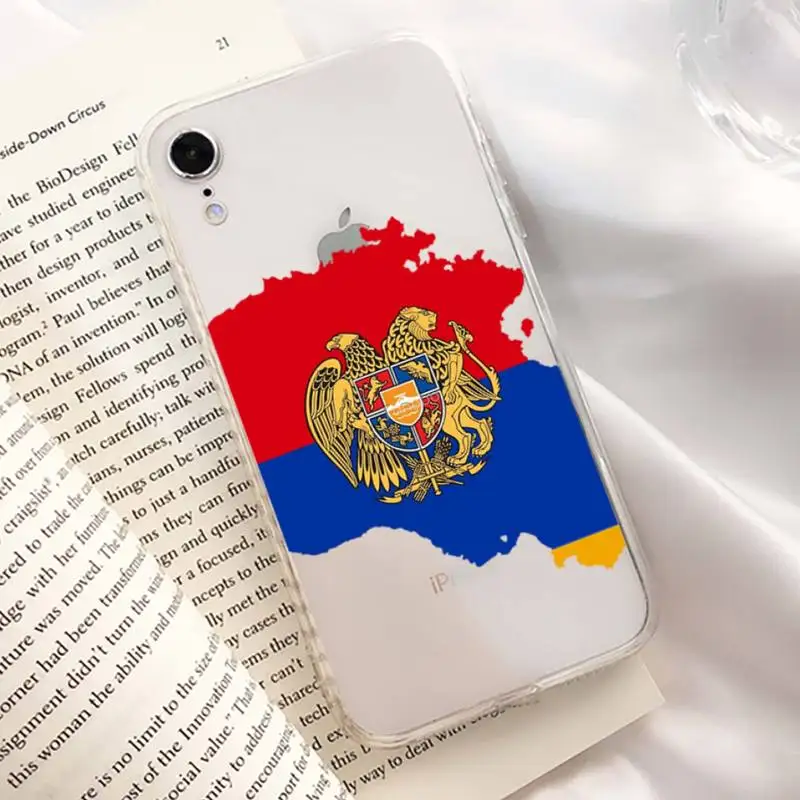 Чехол для телефона с арменским флагом iphone 13 11 12 pro XS MAX 8 7 6 6S Plus X Женский чехол 2020 XR |