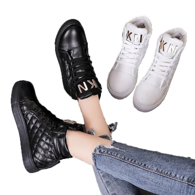 Женская Повседневная обувь коллекция 2019 года сезон весна осень женская с круглым