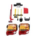 2 шт. масштаб 110 Rc Гусеничный топливный бак для Tamiya D90 (красный) 1 комплект багажная стойка лебедка Лопата топливный бак для Scx10 D90