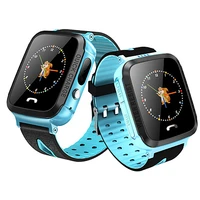 new v5f real waterproof baby smart watch touch screen with camera sos call anti lost location device tracker for kid monitoring