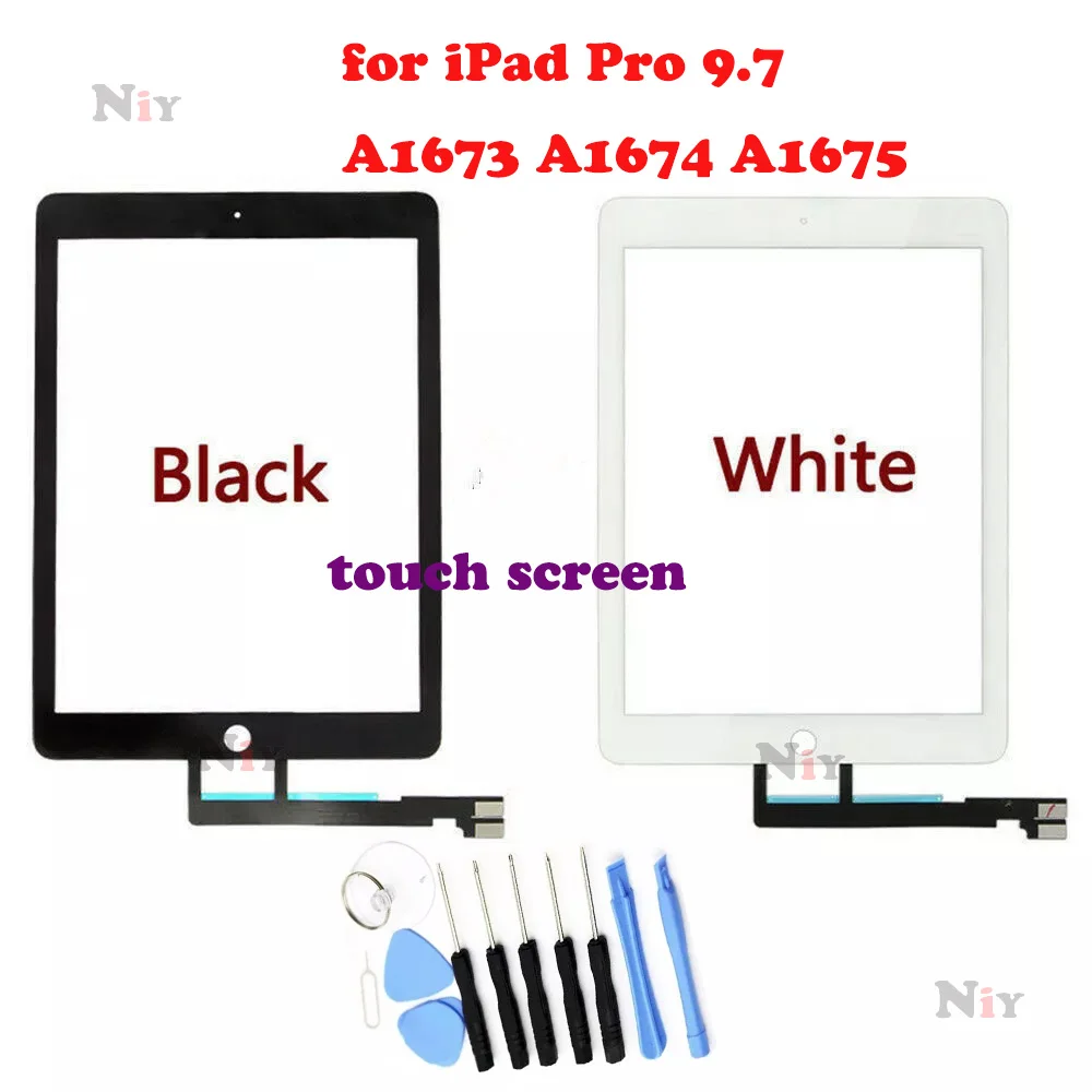 

Для iPad Pro 9,7 A1673 A1674 a1675запасной сенсорный экран дигитайзер стеклянный объектив Новый