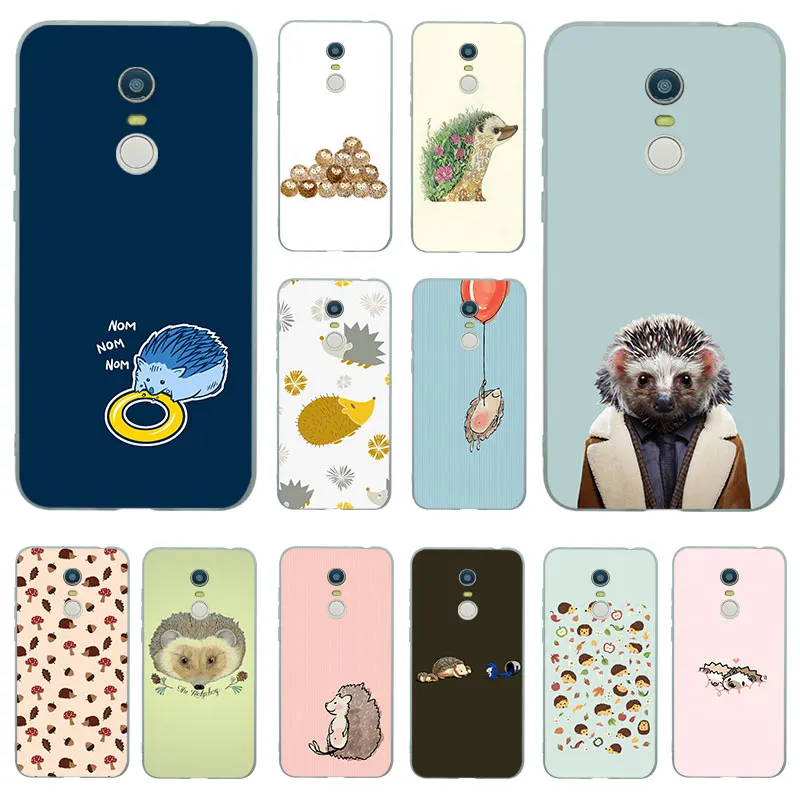 Силиконовый чехол s для Xiaomi Redmi Примечание 8 Pro 7 6 5 5A 4 4X мультфильм Ежик резиновый