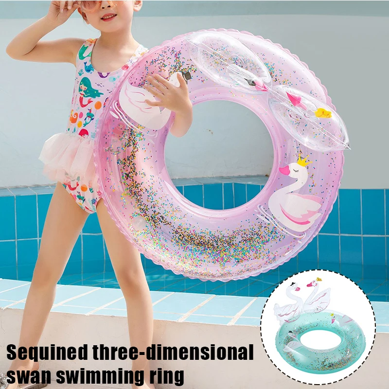 

Swimming Ring Inflatable Flamingo for Kids Summer Beach Party Pool Toys EDF