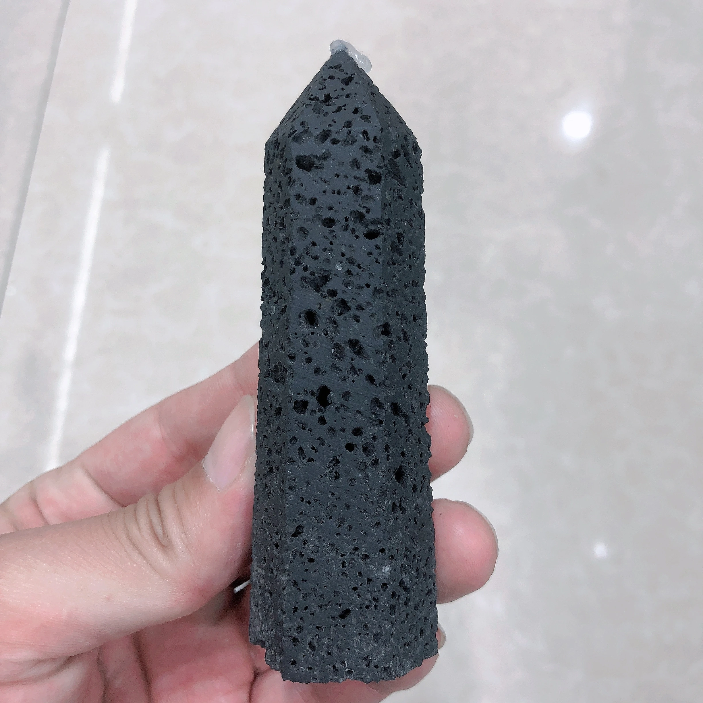 

Natural Crystals Quartz Volcanic Tower Point Energy Reiki Stones Room Home Office Aquarium Decoration Accessories Gemstone