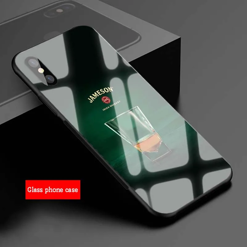 Jameson Irish Whiskey закаленное стекло телефон чехол для iPhone 6 6plus 7 7 plus 8 8plus 5 5S SE X XS XR XS Max - Цвет: B19071108-08.jpg