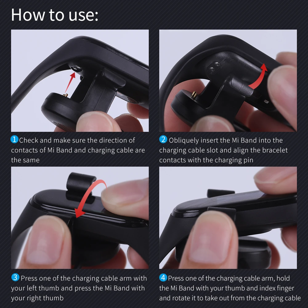 Зарядный кабель для xiaomi mi Smart Band 4 mi band 4 global charger NILLKIN USB charger Cable для xiaomi band 4
