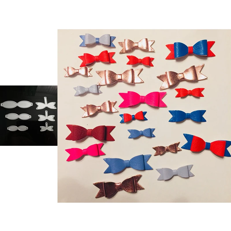 Бестселлер три милых банта недорогая взрывобезопасная серия металлические