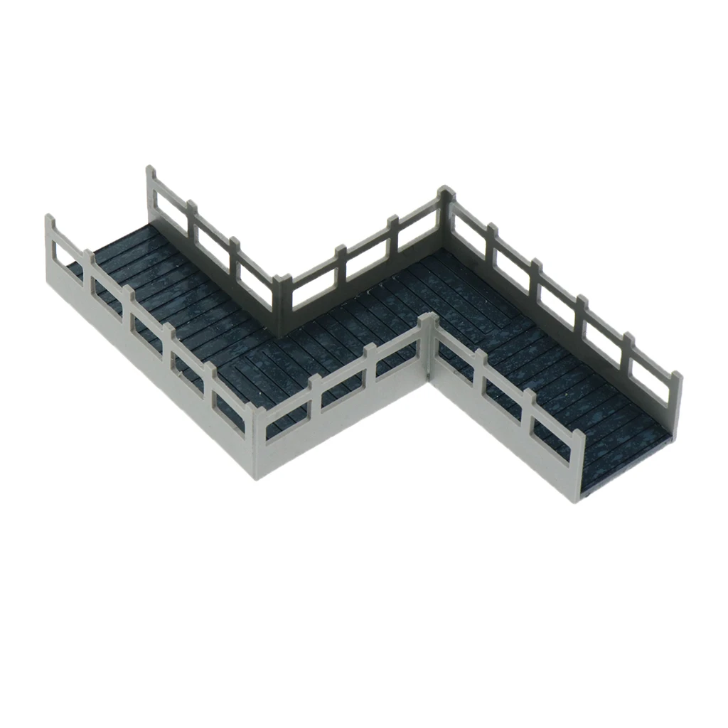 Dise&ntilde;o de puente figurita para jard&iacute;n mesa de arena dise&ntilde;o DIY modelo de construcci&oacute;n-1