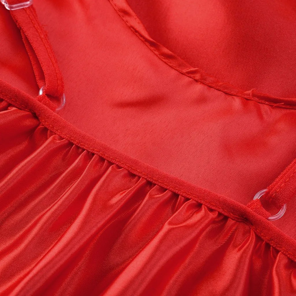 Пикантная одежда для сна новинка 2019 женское нижнее белье атласная шелковая