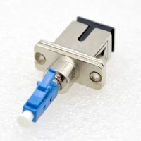 gongfeng 1pcs new fiber optic connector sc female lc male fiber adapter lc sc flange coupler special wholesale