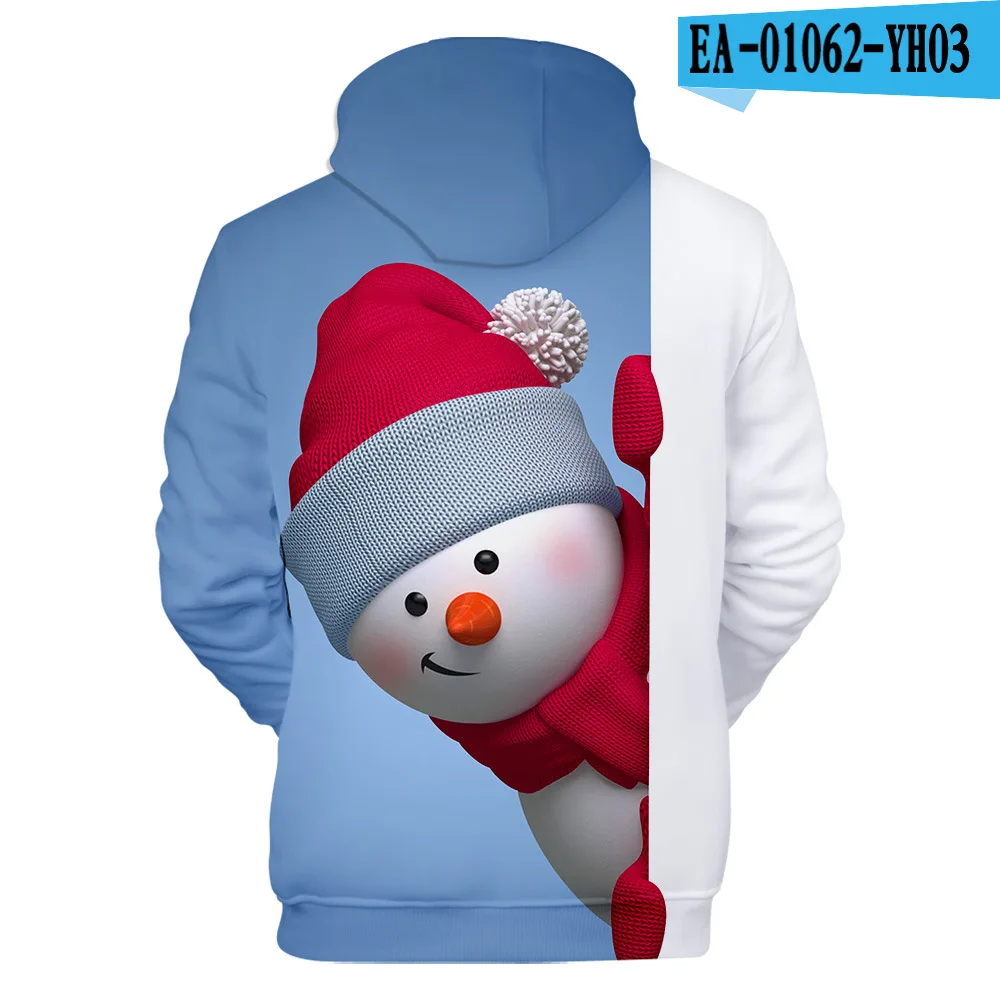 

Новые рождественские Толстовки с 3D принтом в стиле Харадзюку, свитшоты для мужчин, женщин, детей, Высококачественная Рождественская одежда ...