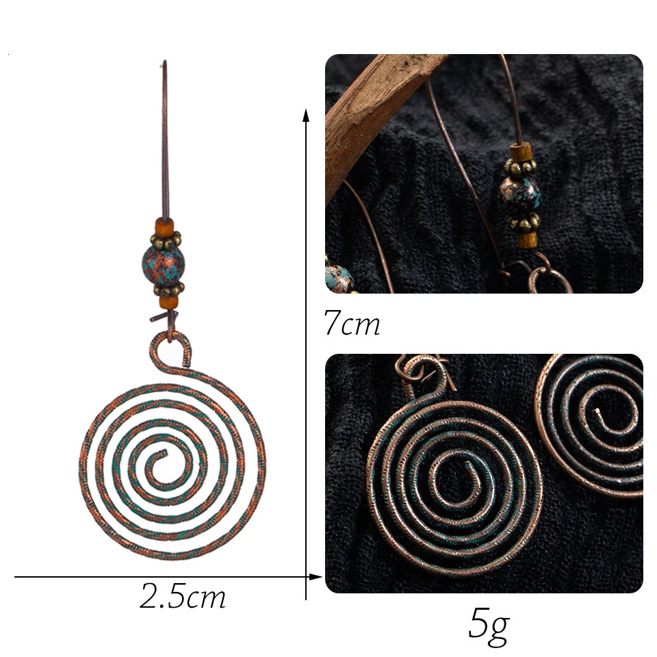 Conjunto de brinco de folha de flor grande do vintage Declaração de jóias feminino Bohemia étnica entrega de bronze longa brincos pendurados para mulheres