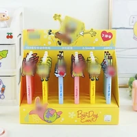 3 set kawaii sponge and his friend silicone neutral pen creative leisure cute neutral pen school office supplies