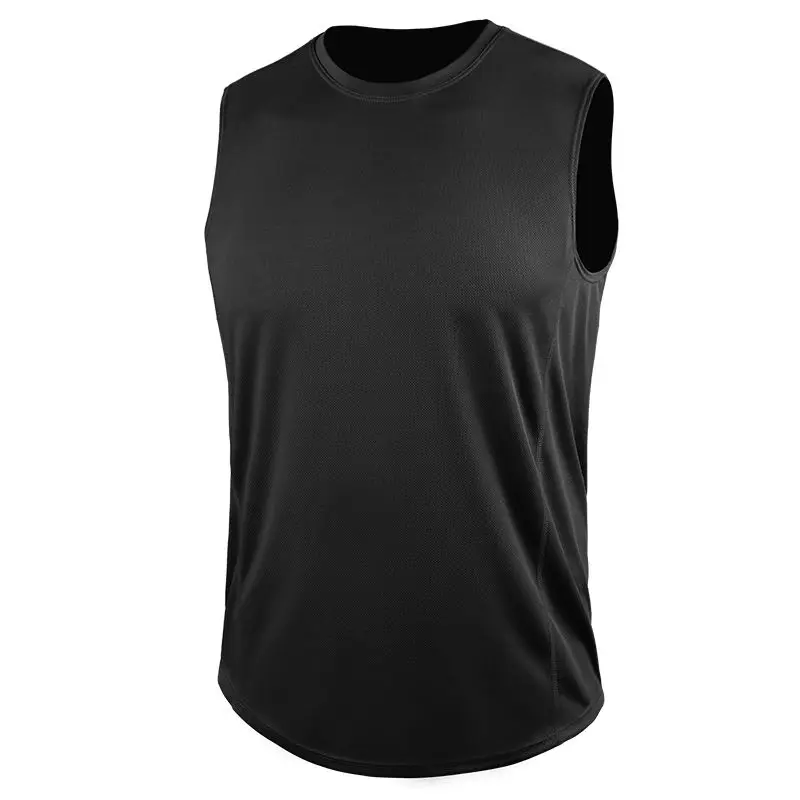 Мужские быстросохнущие жилеты для бега мужская майка без рукавов компрессионные