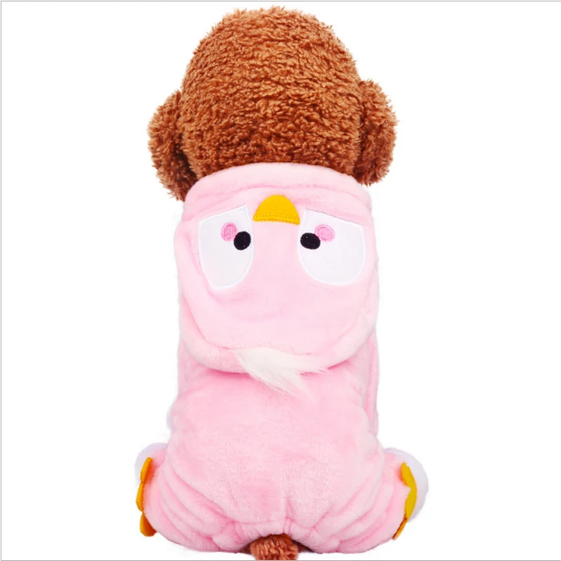 Костюм симпатичного пингвина мягкая хлопковая одежда для собак костюм плюшевого