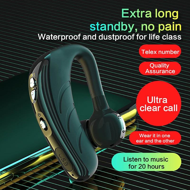 

P13 Wireless Bluetooth Headset Quality Stereo Business Earphone Sports Headphones With Microphone for PC Xiaomi VIVO iphone 13