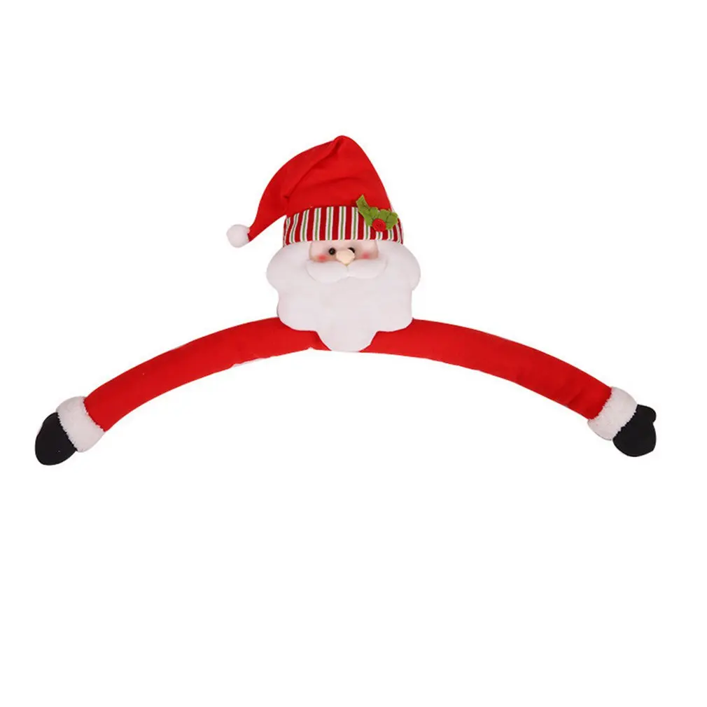 

Санта-Клаус обнимает елку, верхняя звезда, украшения для рождественской елки, праздничное украшение, атмосферные украшения, кукла Санта-Кла...