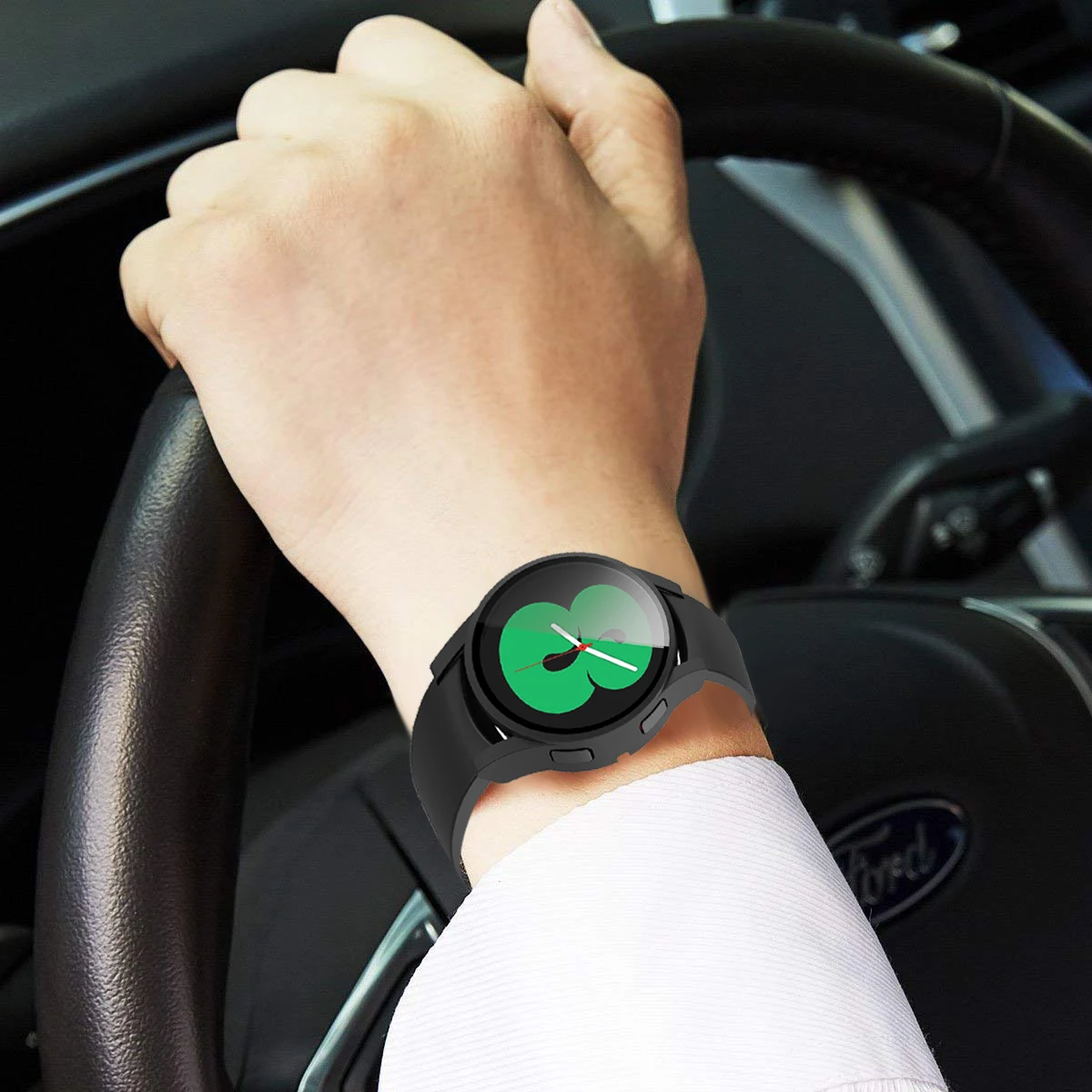 Чехол для Samsung Galaxy Watch 4 44 мм 40 защитная пленка экрана Матовый Бампер из