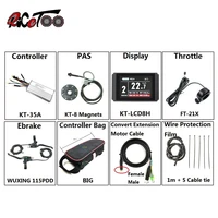 ricetoo electric bicycle accessories led display kt 35a controller pas ebreak thumb throttle for ebike diy conversion kit parts