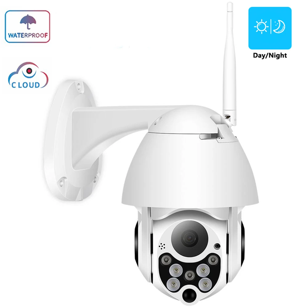Ip камера 1080P PTZ Wi Fi открытая скоростная купольная беспроводная безопасности