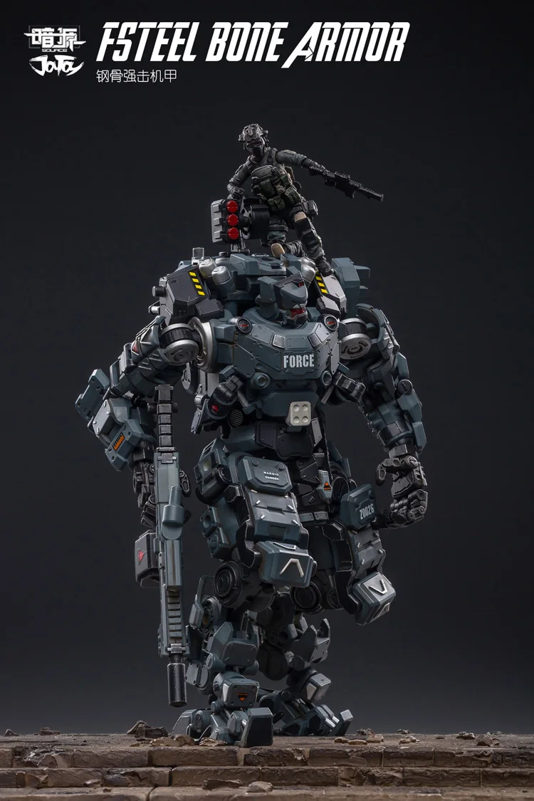 1/25 JOYTOY фигурка FSTEEL BONE ARMOR Mecha и военный солдат фигурка модель игрушки коллекция игрушек Рождественский подарок