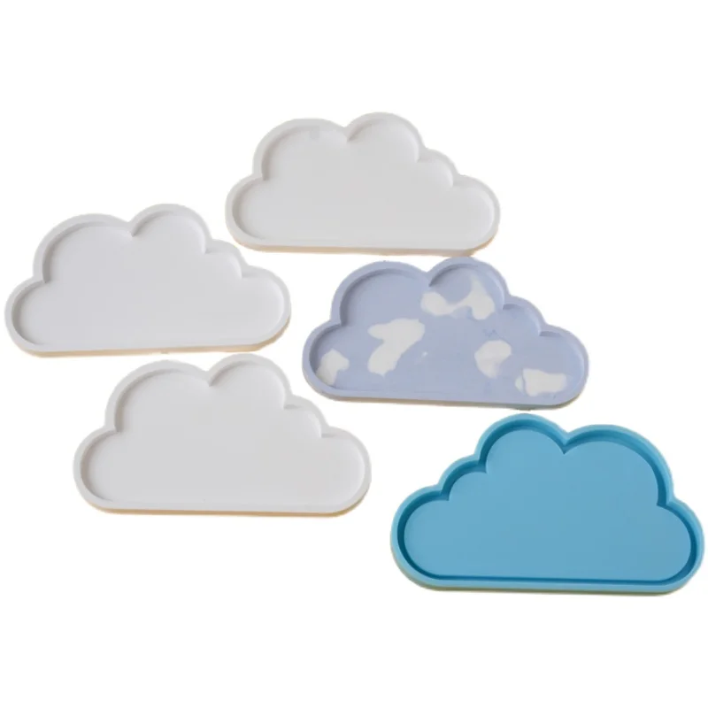 Силиконовая форма для подноса в виде облака сделай сам эпоксидной смолы свечи