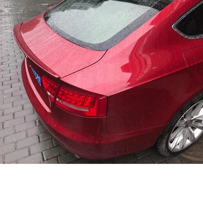 Задний спойлер для Audi A5/S5 задний из АБС пластика 4 дверей седанов 08 09 10 11 12 13 14 15