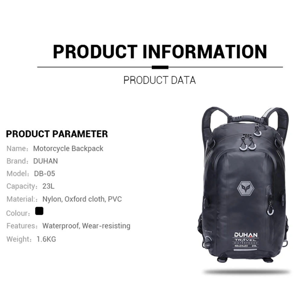 Мотоциклетная сумка водонепроницаемый рюкзак для мотоцикла дорожная багажа