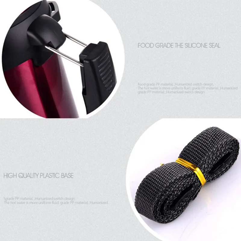 304 термос из нержавеющей стали 1000 мл 1500 1800 для кофе вакуумные фляжки путешествия