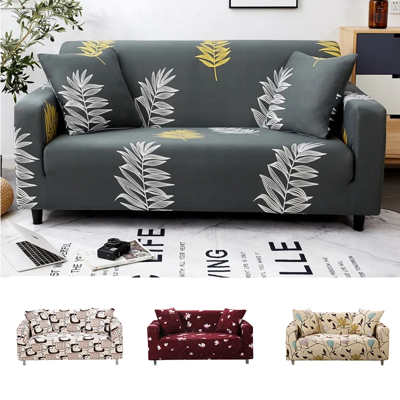 Цветочный Эластичный чехол для дивана хлопковый эластичный универсальной