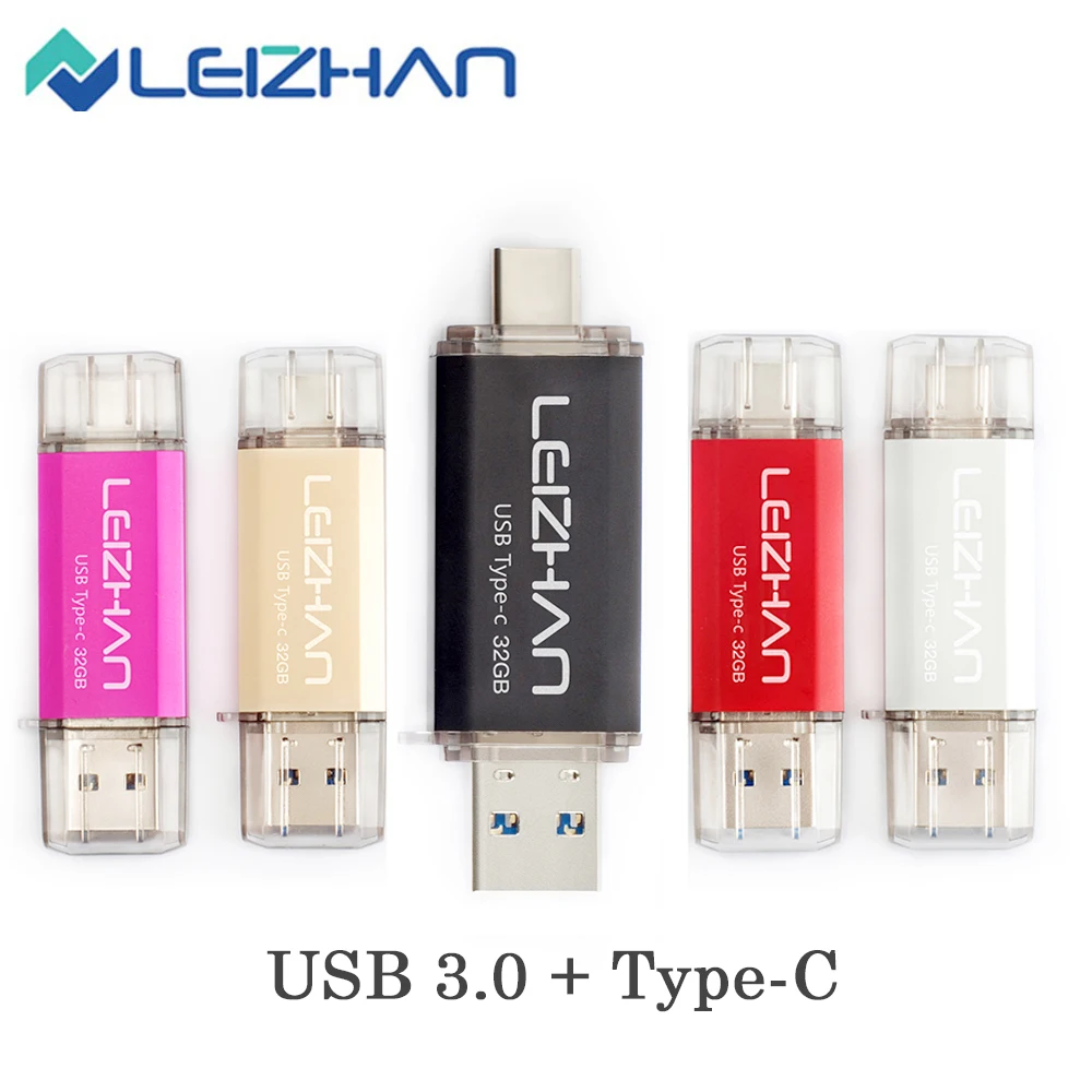 Высокоскоростной телефон с интерфейсом OTG 16 ГБ 32 64 128 256 512 Type C|USB флэш-накопители| |
