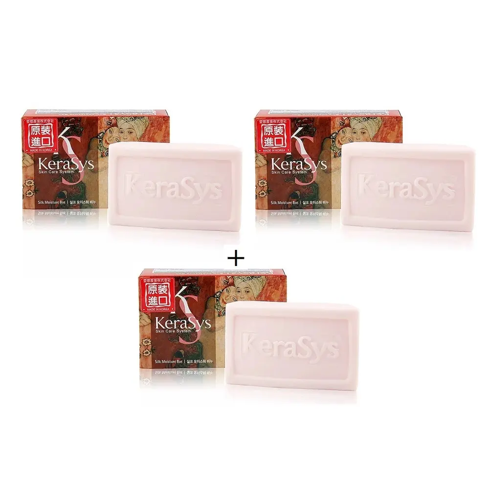 Мыло косметическое Силк Моистур 100г х 3 шт НАБОР Kerasys |