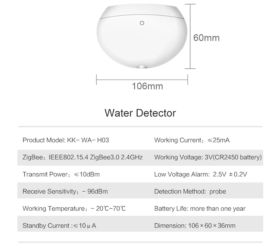 ZigBee пожарная сигнализация датчик дыма детектор газа вода погружение Наводнение детектор утечки Умный дом Безопасность Дистанционное управление на xiaomi