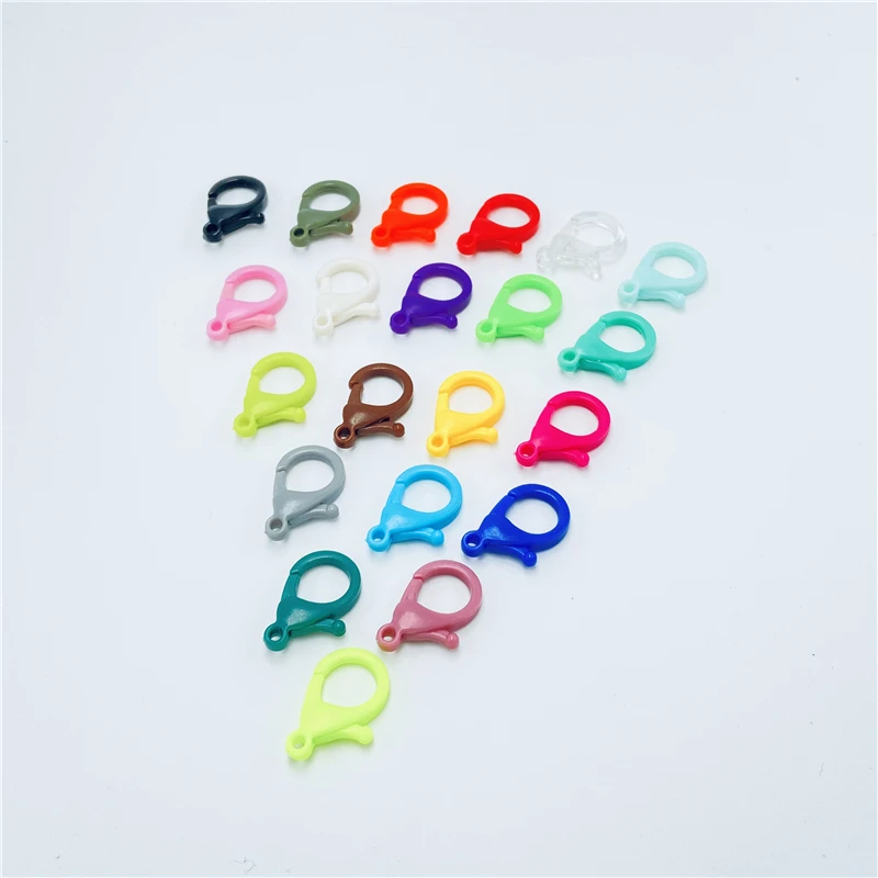 Пластиковые застежки-карабины для изготовления ювелирных изделий 10-20 шт./лот