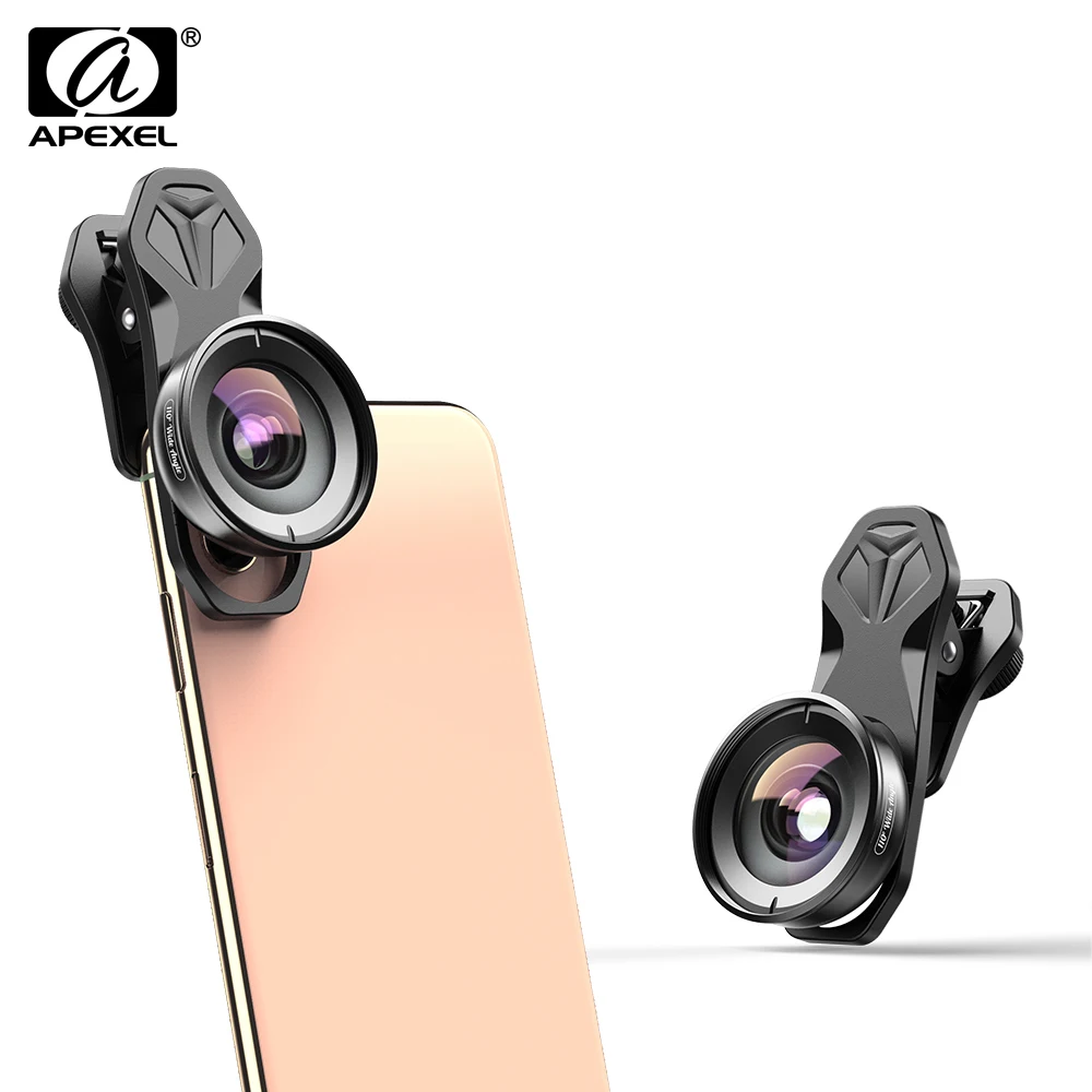 APEXEL HD Оптический Телефон Мобильный объектив 110 градусов широкоугольный с CPLStar
