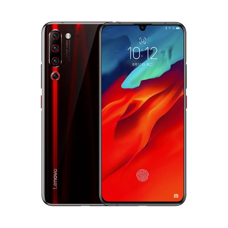 Глобальная прошивка смартфон lenovo Z6 Pro Snapdragon 855 мобильный телефон 8 ГБ 128 2340*1080 6,3" OLED Экран 48MP AI 4 Камера 4000 мА-ч