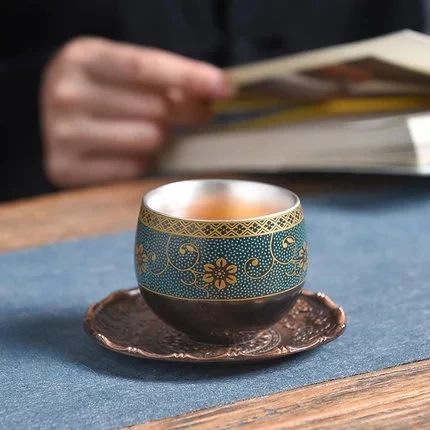 Керамическая чайная чашка Цзиндэчжэнь из стерлингового серебра - Цена: 2 682,82 руб.