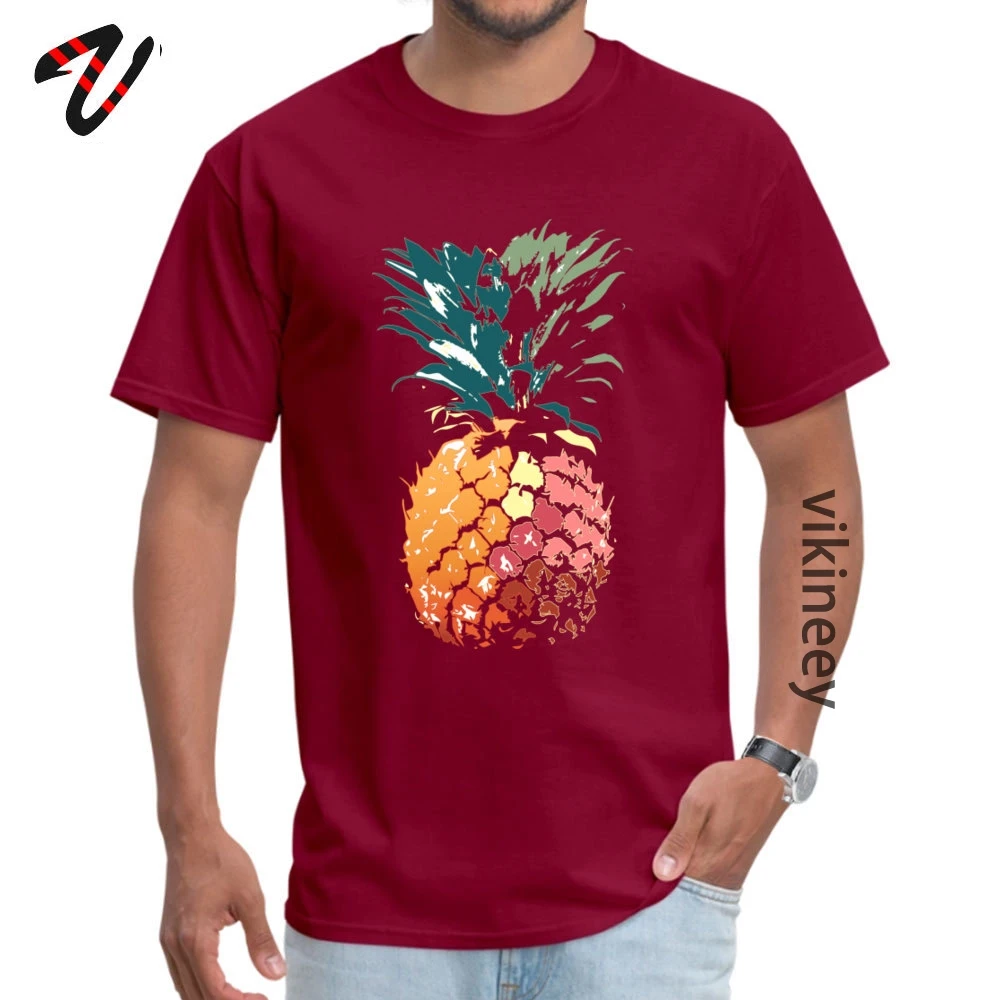 Футболки с акварельным рисунком ананаса дешевая новая групповая футболка для