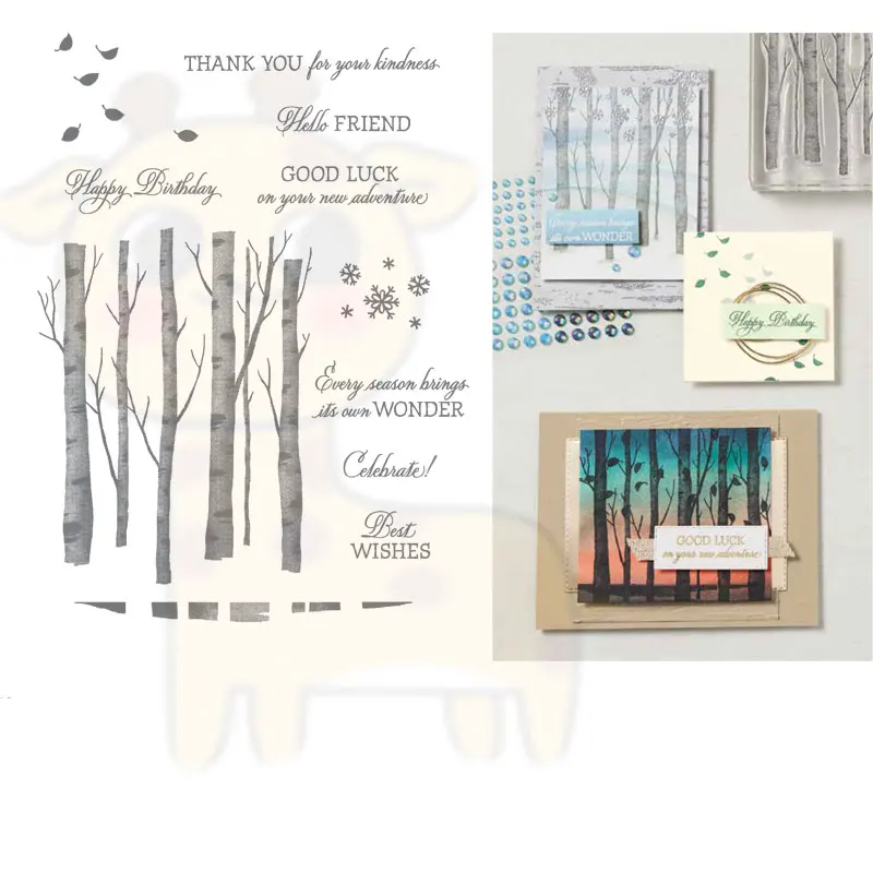 

Welcoming Woods Metal Cutting Dies Stamp Scrapbooking Make Photo Album Card DIY Paper Embossing Craft Supplies Handmade 2021